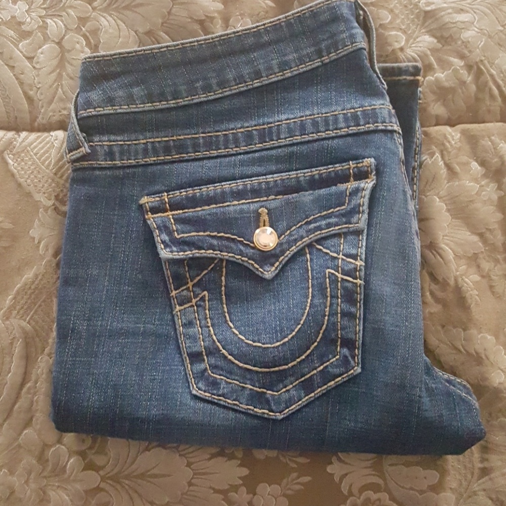 True Religion blue jeans